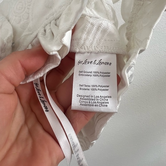Evelyn Crop Top in Ivory
FOR LOVE & LEMONS, size M - Picture 6 of 7